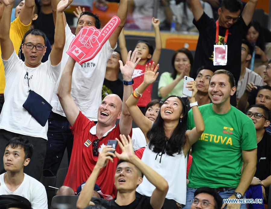 (SP)CHINA-DONGGUAN-BASKETBALL-FIBA WORLD CUP-GROUP H-AUSTRALIA VS CANADA (CN)