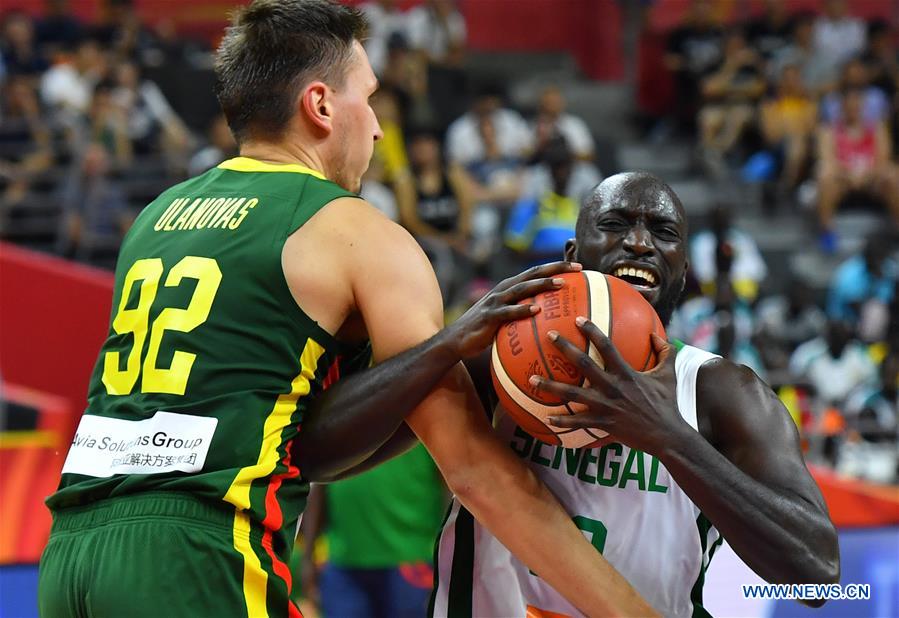 (SP)CHINA-DONGGUAN-BASKETBALL-FIBA WORLD CUP-GROUP H-LITHUANIA VS SENEGAL (CN)