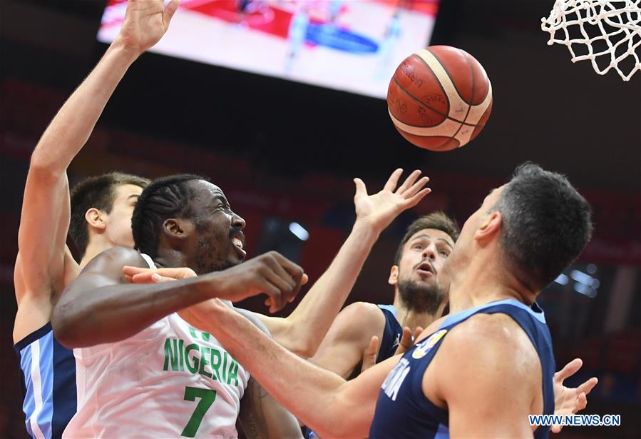 (SP)CHINA-WUHAN-BASKETBALL-FIBA WORLD CUP-GROUP B-NIGERIA VS ARGENTINA (CN)