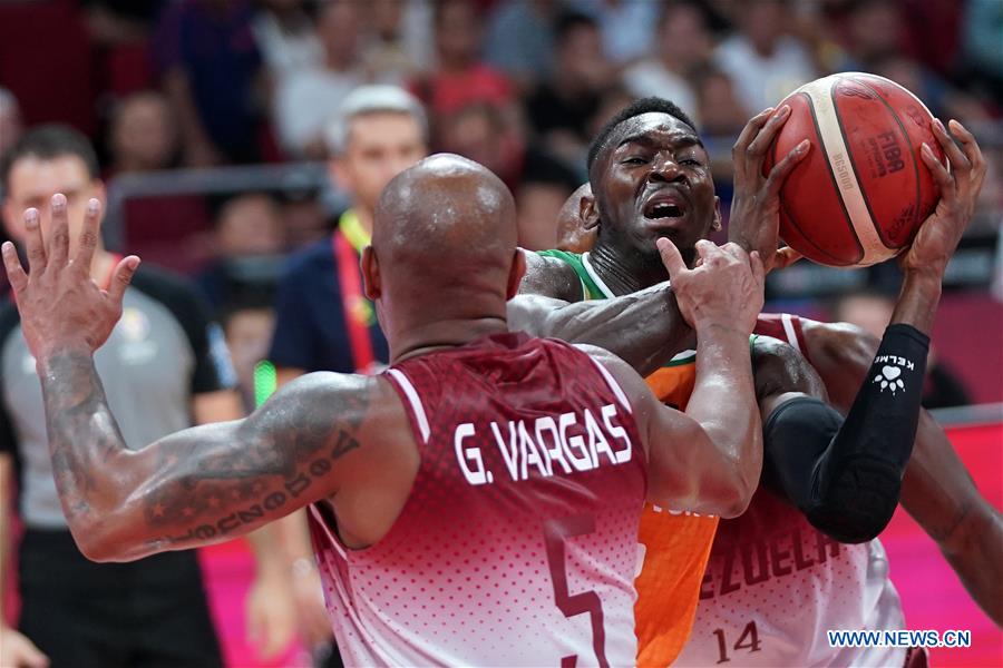 (SP)CHINA-BEIJING-BASKETBALL-FIBA WORLD CUP-GROUP A-VENEZUELA VS COTE D'IVOIRE (CN)