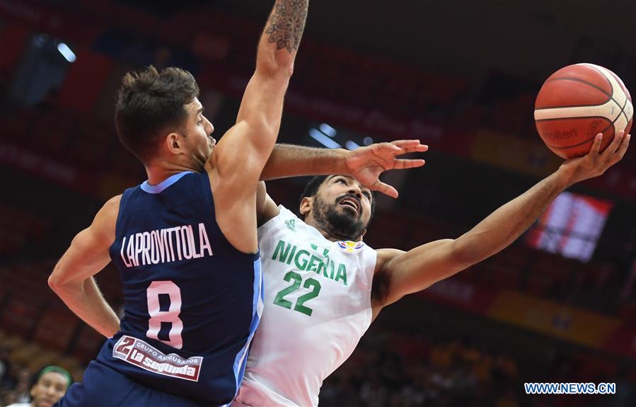 (SP)CHINA-WUHAN-BASKETBALL-FIBA WORLD CUP-GROUP B-NIGERIA VS ARGENTINA (CN)