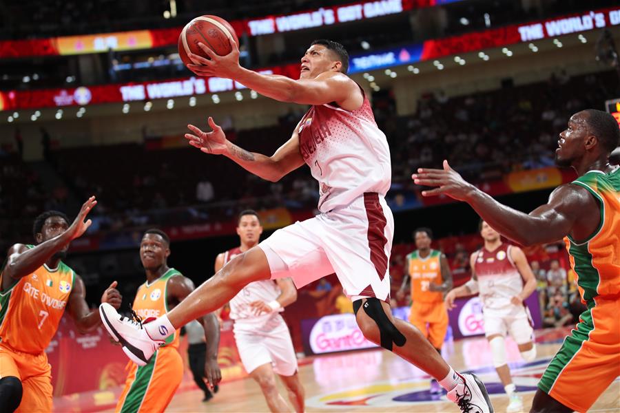 (SP)CHINA-BEIJING-BASKETBALL-FIBA WORLD CUP-GROUP A-VEN VS CIV (CN)