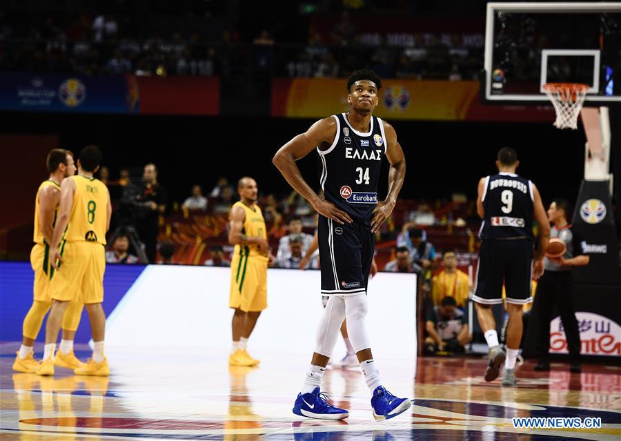 (SP)CHINA-NANJING-BASKETBALL-FIBA WORLD CUP-GROUP F-GREECE VS BRAZIL(CN)