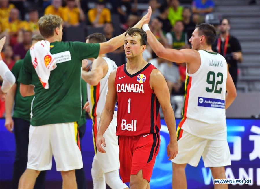(SP)CHINA-DONGGUAN-BASKETBALL-FIBA WORLD CUP-GROUP H-LITHUANIA VS CANADA (CN)