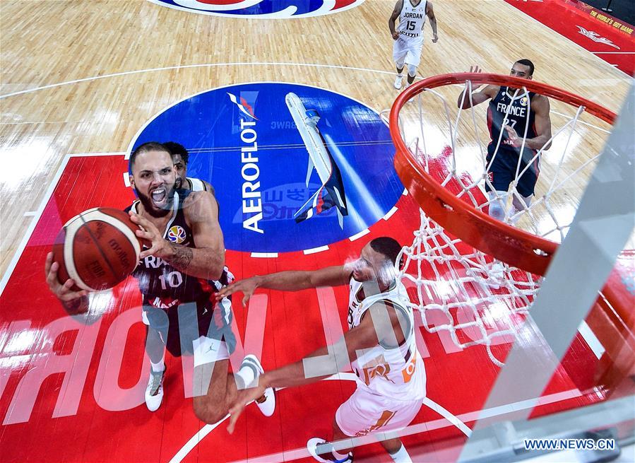 (SP)CHINA-SHENZHEN-BASKETBALL-FIBA WORLD CUP-GROUP G-JOR VS FRA (CN)