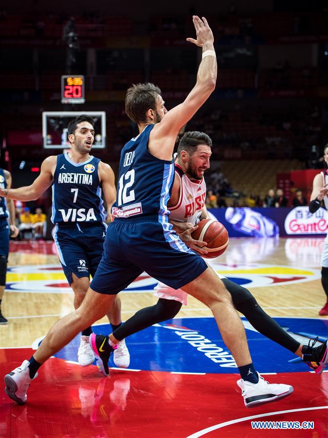 (SP)CHINA-WUHAN-BASKETBALL-FIBA WORLD CUP-GROUP B- RUSSIA VS ARGENTINA(CN)