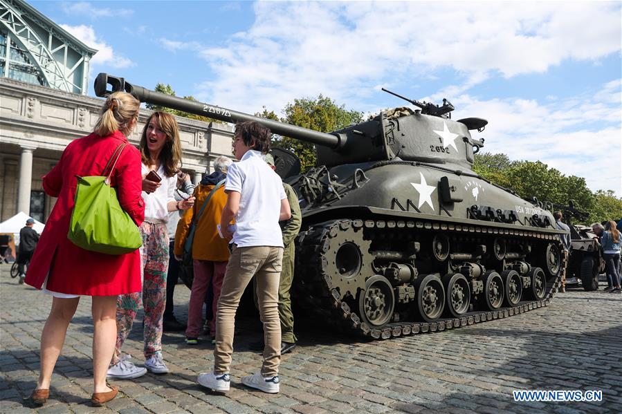 BELGIUM-BRUSSELS-WWII-LIBERATION-CELEBRATIONS