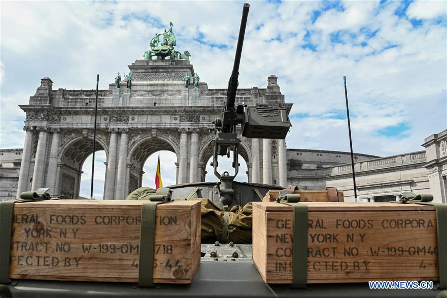 BELGIUM-BRUSSELS-WWII-LIBERATION-CELEBRATIONS