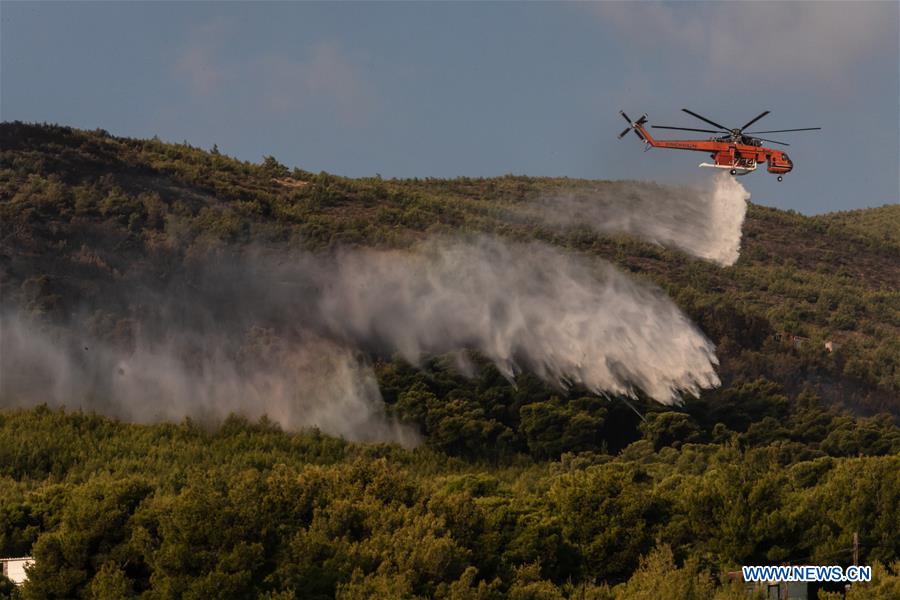 GREECE-ATHENS-WILDFIRE