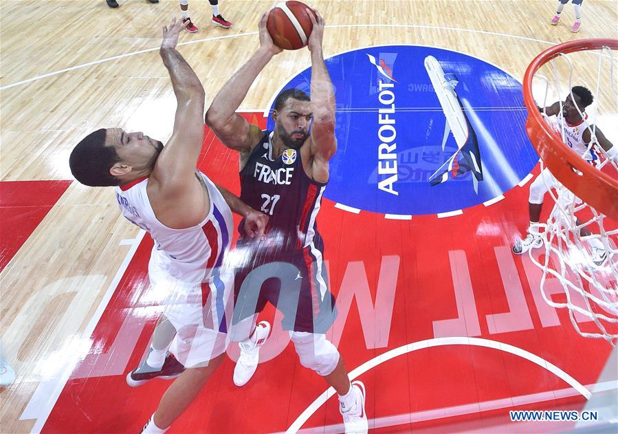 (SP)CHINA-SHENZHEN-BASKETBALL-FIBA WORLD CUP-GROUP G-DOM VS FRA (CN)