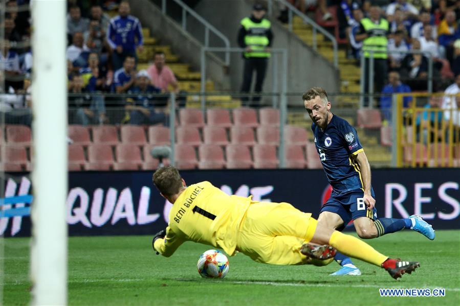 (SP)BOSNIA AND HERZEGOVINA-ZENICA- UEFA EURO 2020 QUALIFICATION-BOSNIA AND HERZEGOVINA VS LIECHTENSTEIN