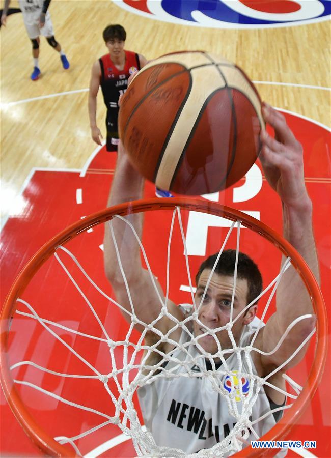 (SP)CHINA-DONGGUAN-BASKETBALL-FIBA WORLD CUP-GROUP O-NEW ZEALAND VS JAPAN (CN)