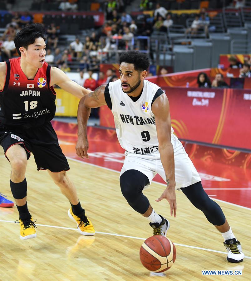 (SP)CHINA-DONGGUAN-BASKETBALL-FIBA WORLD CUP-GROUP O-NEW ZEALAND VS JAPAN (CN)