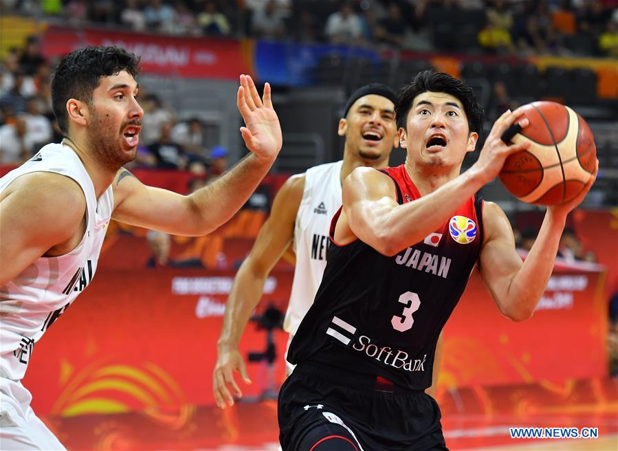 (SP)CHINA-DONGGUAN-BASKETBALL-FIBA WORLD CUP-GROUP O-NEW ZEALAND VS JAPAN (CN)