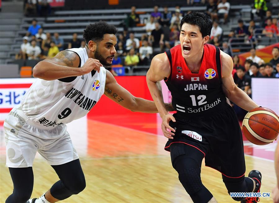 (SP)CHINA-DONGGUAN-BASKETBALL-FIBA WORLD CUP-GROUP O-NEW ZEALAND VS JAPAN (CN)