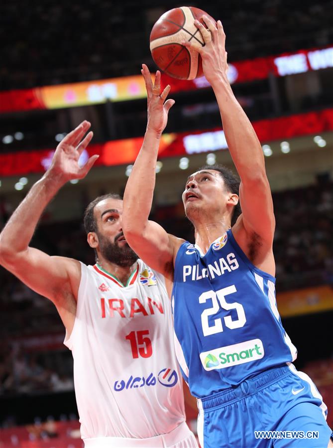 (SP)CHINA-BEIJING-BASKETBALL-FIBA WORLD CUP-GROUP N-IRI VS PHI (CN)