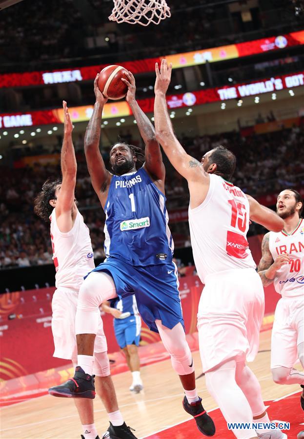 (SP)CHINA-BEIJING-BASKETBALL-FIBA WORLD CUP-GROUP N-IRI VS PHI (CN)