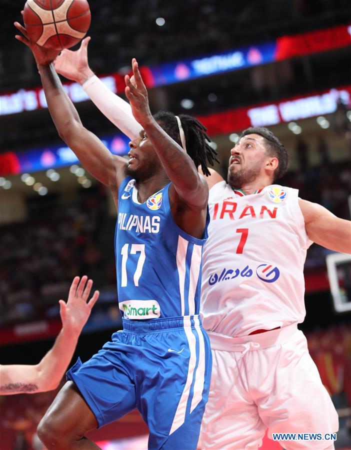 (SP)CHINA-BEIJING-BASKETBALL-FIBA WORLD CUP-GROUP N-IRI VS PHI (CN)