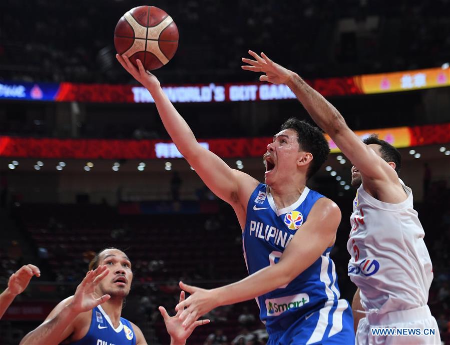 (SP)CHINA-BEIJING-BASKETBALL-FIBA WORLD CUP-GROUP N-IRI VS PHI (CN)