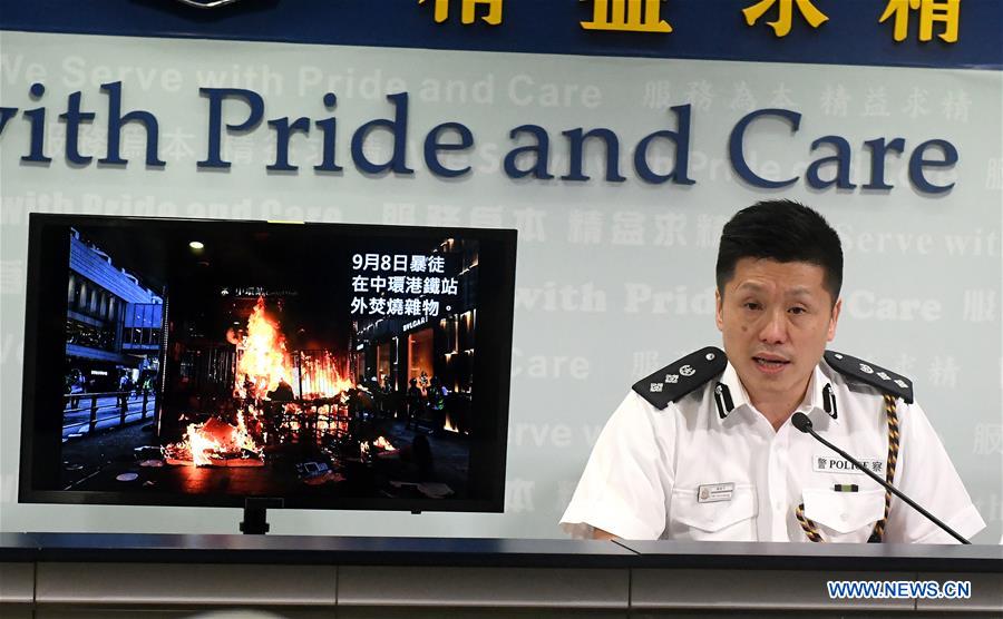 CHINA-HONG KONG-POLICE-PRESS CONFERENCE (CN)