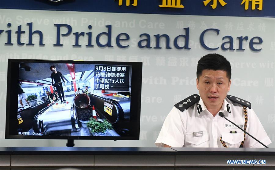 CHINA-HONG KONG-POLICE-PRESS CONFERENCE (CN)