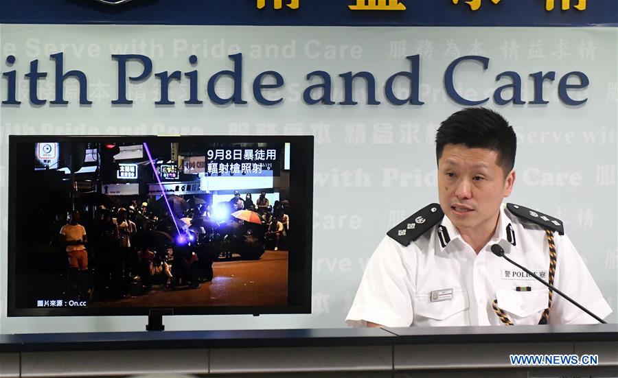 CHINA-HONG KONG-POLICE-PRESS CONFERENCE (CN)