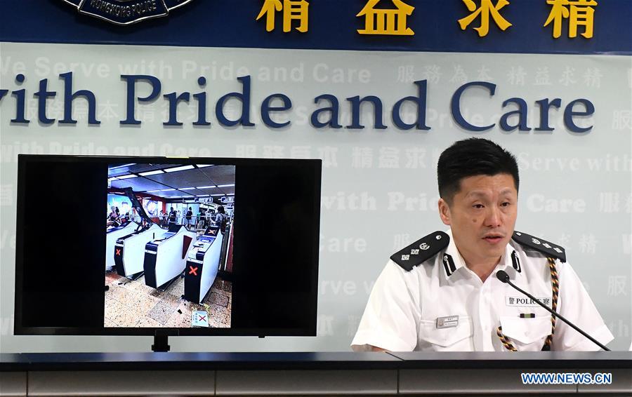 CHINA-HONG KONG-POLICE-PRESS CONFERENCE (CN)