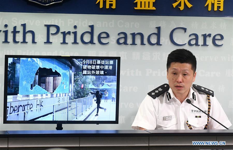 CHINA-HONG KONG-POLICE-PRESS CONFERENCE (CN)