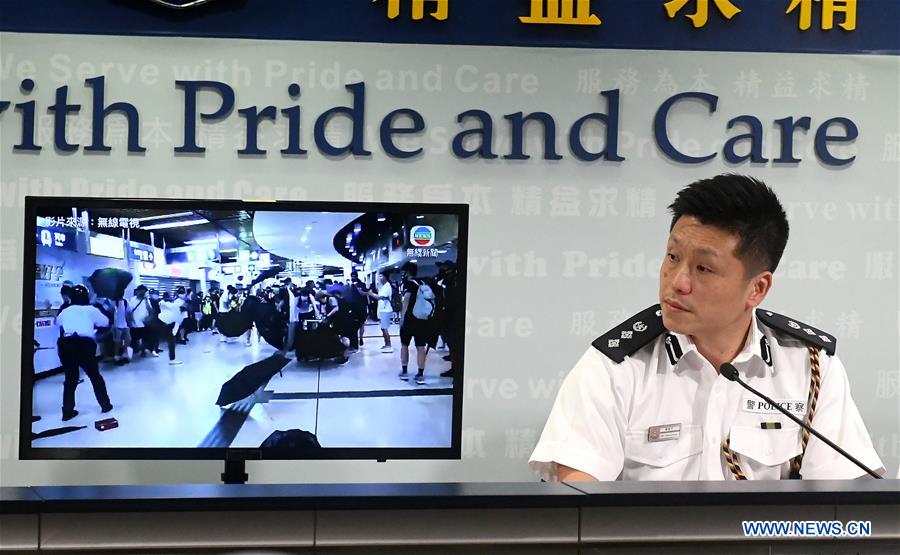 CHINA-HONG KONG-POLICE-PRESS CONFERENCE (CN)