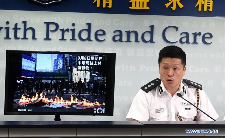 CHINA-HONG KONG-POLICE-PRESS CONFERENCE (CN)