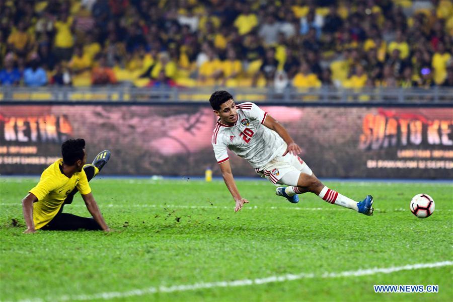 (SP)MALAYSIA-KUALA LUMPUR-SOCCER-FIFA WORLD CUP QUATAR 2022-QUALIFIER-MALAYSIA VS UAE