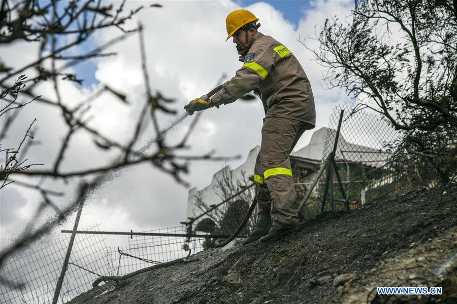 GREECE-SARONIDA-WILDFIRE