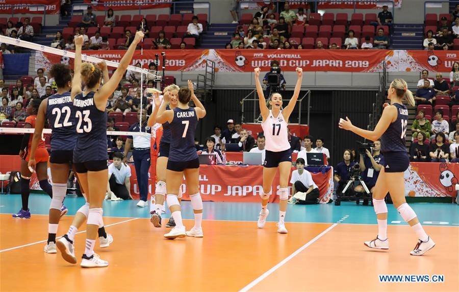 (SP)JAPAN-HAMAMATSU-VOLLEYBALL-WOMEN'S WORLD CUP-US VS KENYA