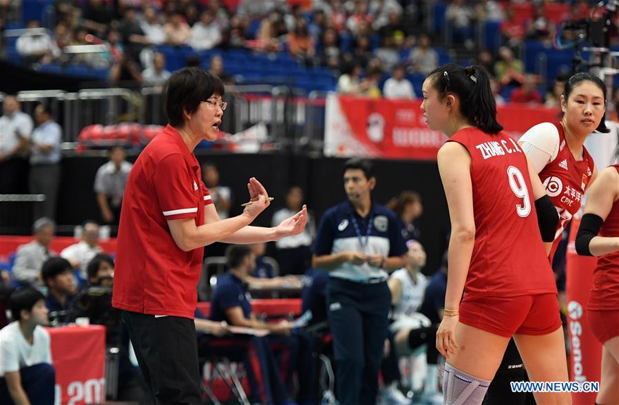 (SP)JAPAN-YOKOHAMA-VOLLEYBALL-WOMEN'S WORLD CUP-CHN VS KOR