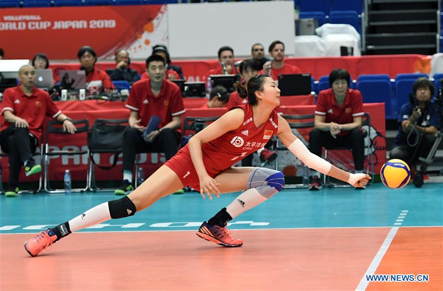 (SP)JAPAN-YOKOHAMA-VOLLEYBALL-WOMEN'S WORLD CUP-CHN VS KOR