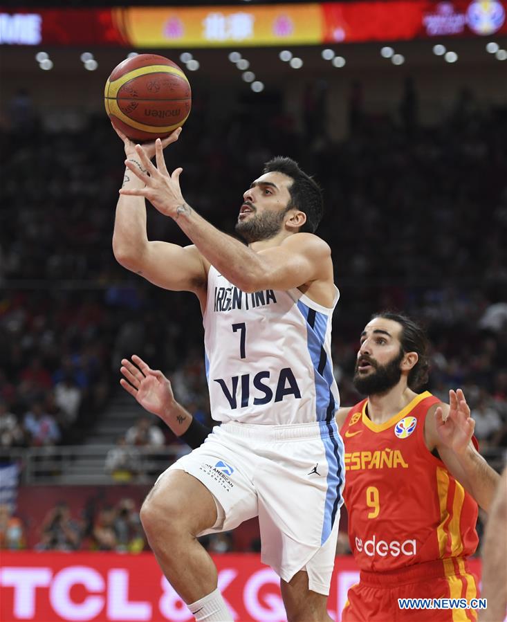 (SP)CHINA-BEIJING-BASKETBALL-FIBA WORLD CUP-ESP VS ARG (CN)