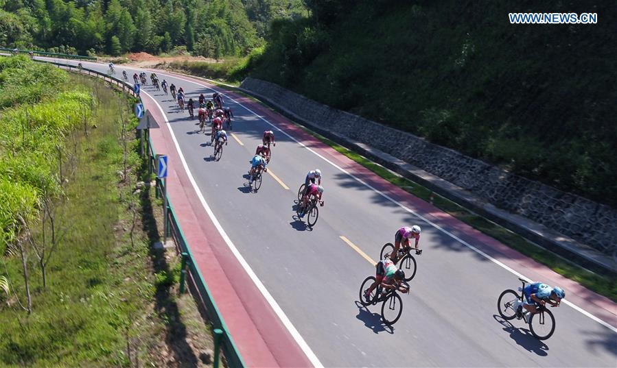 (SP)CHINA-PINGXIANG-CYCLING-TOUR OF POYANG LAKE (CN)