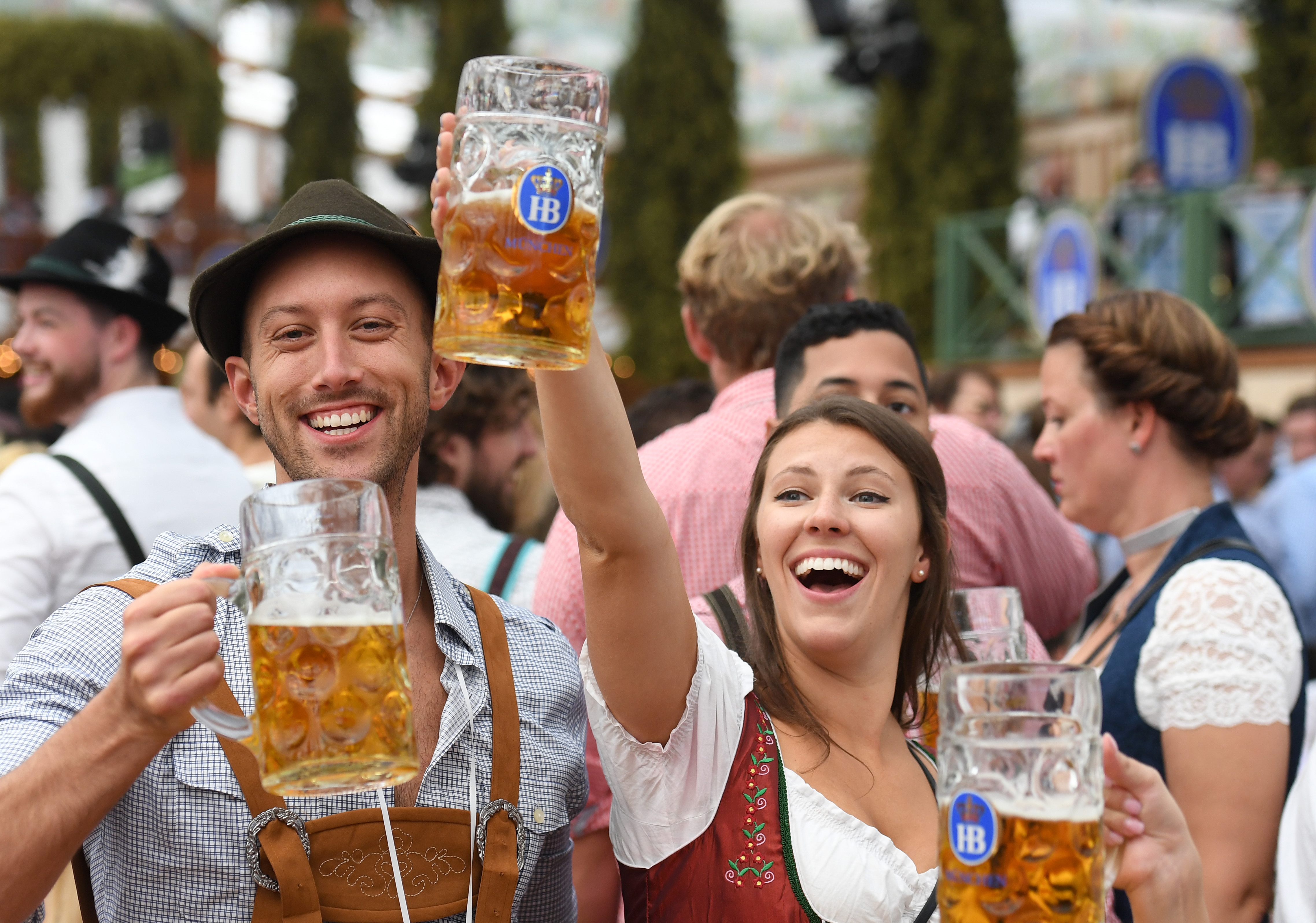 Oktoberfest beer festival kicks off in Munich.