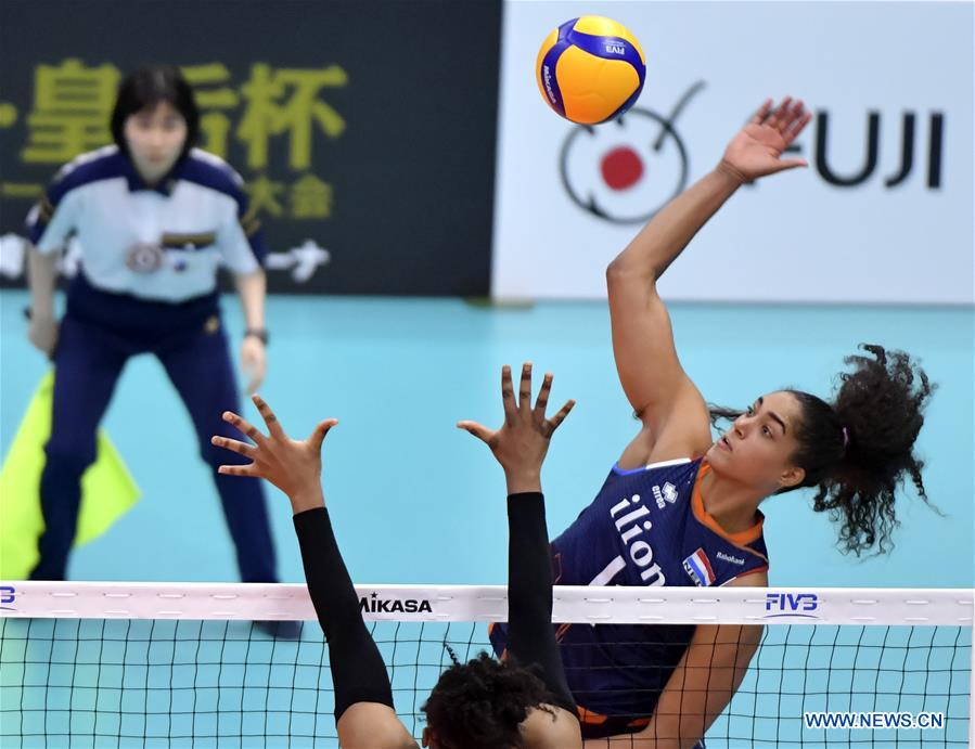 (SP)JAPAN-TOYAMA-VOLLEYBALL-WOMEN'S WORLD CUP-CMR VS NED