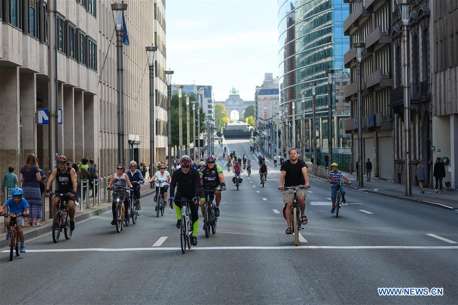 BELGIUM-BRUSSELS-CAR FREE DAY