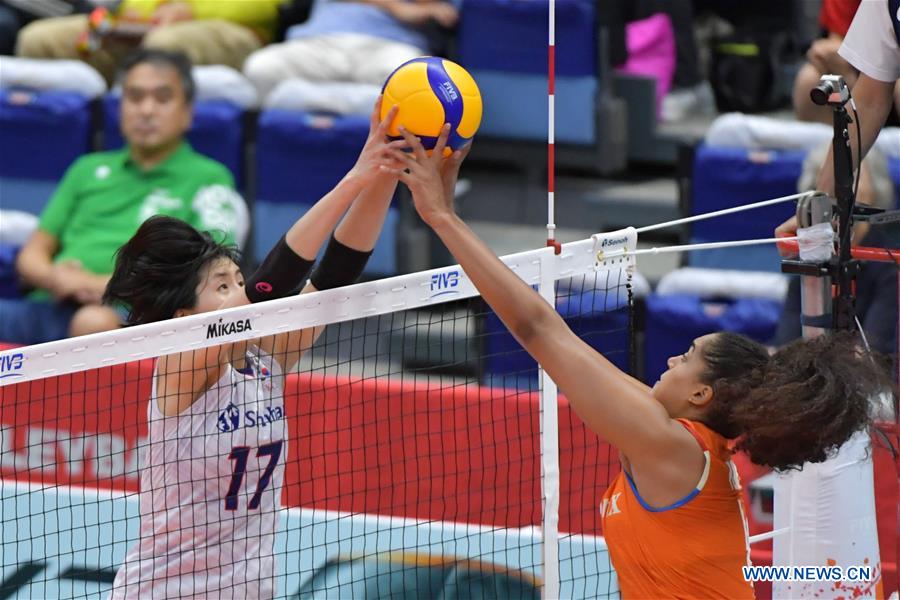 (SP)JAPAN-TOYAMA-VOLLEYBALL-WOMEN'S WORLD CUP-KOR VS NED