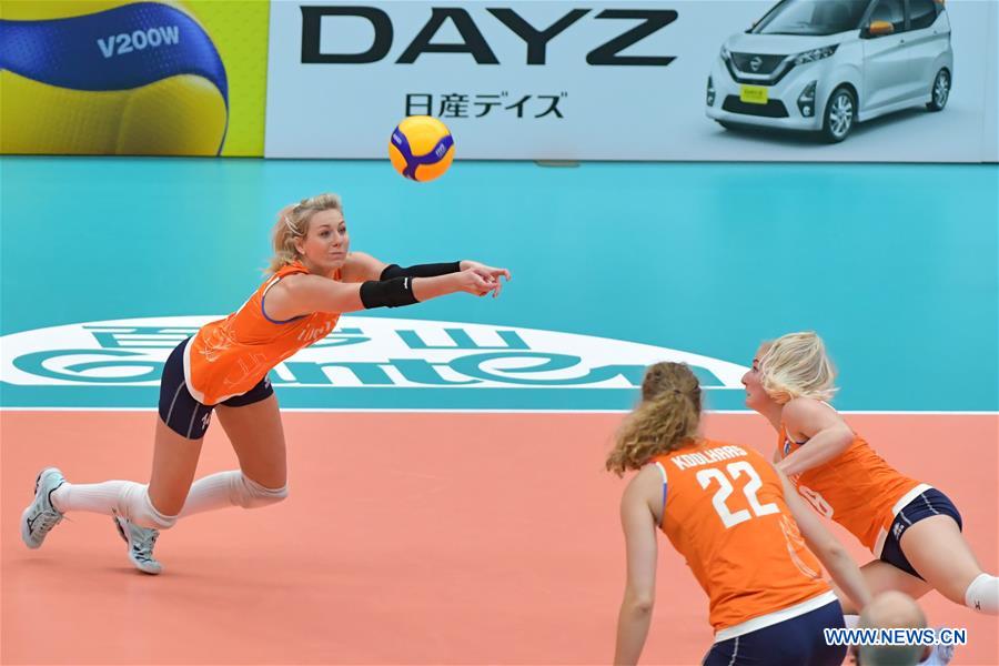 (SP)JAPAN-TOYAMA-VOLLEYBALL-WOMEN'S WORLD CUP-KOR VS NED