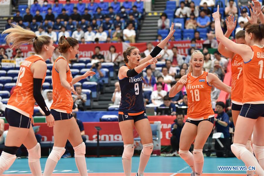 (SP)JAPAN-TOYAMA-VOLLEYBALL-WOMEN'S WORLD CUP-KOR VS NED