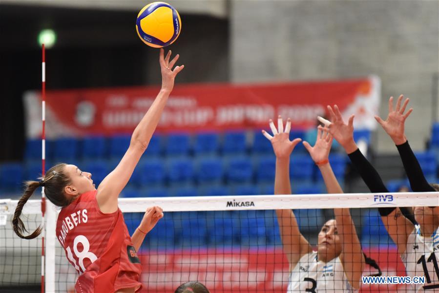 (SP)JAPAN-TOYAMA-VOLLEYBALL-WOMEN'S WORLD CUP-RUS VS ARG