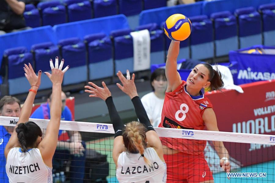 (SP)JAPAN-TOYAMA-VOLLEYBALL-WOMEN'S WORLD CUP-RUS VS ARG