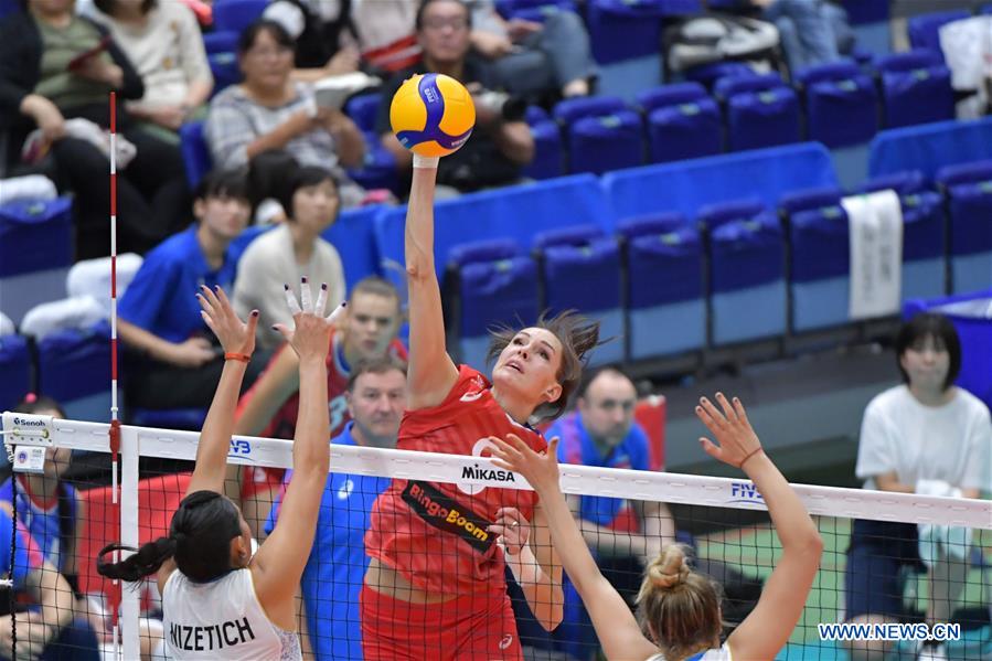 (SP)JAPAN-TOYAMA-VOLLEYBALL-WOMEN'S WORLD CUP-RUS VS ARG