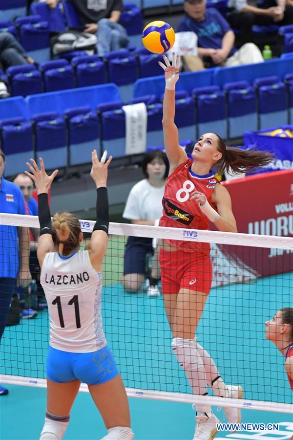 (SP)JAPAN-TOYAMA-VOLLEYBALL-WOMEN'S WORLD CUP-RUS VS ARG