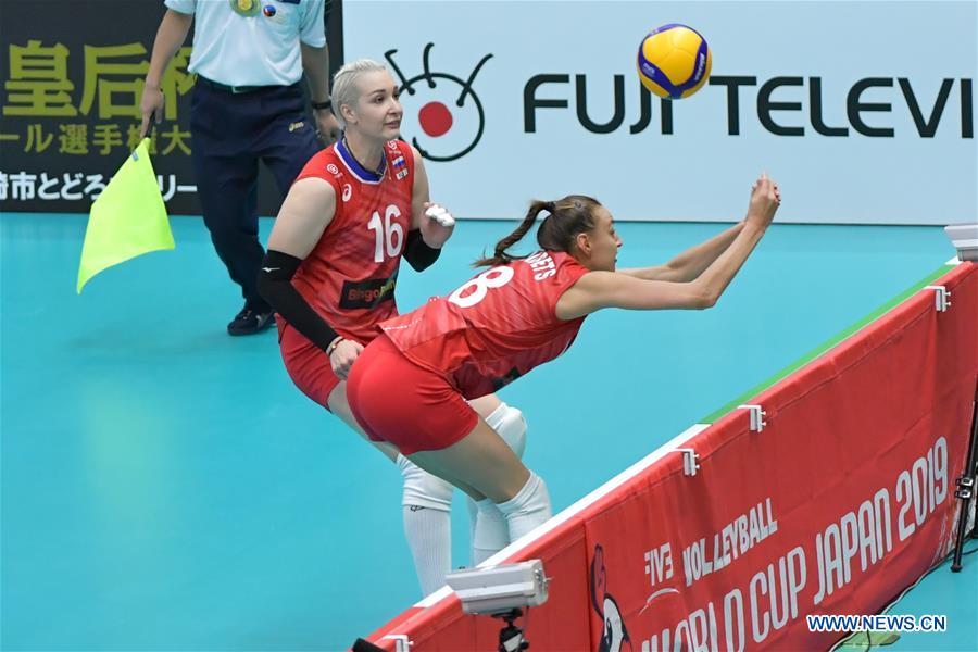 (SP)JAPAN-TOYAMA-VOLLEYBALL-WOMEN'S WORLD CUP-RUS VS ARG