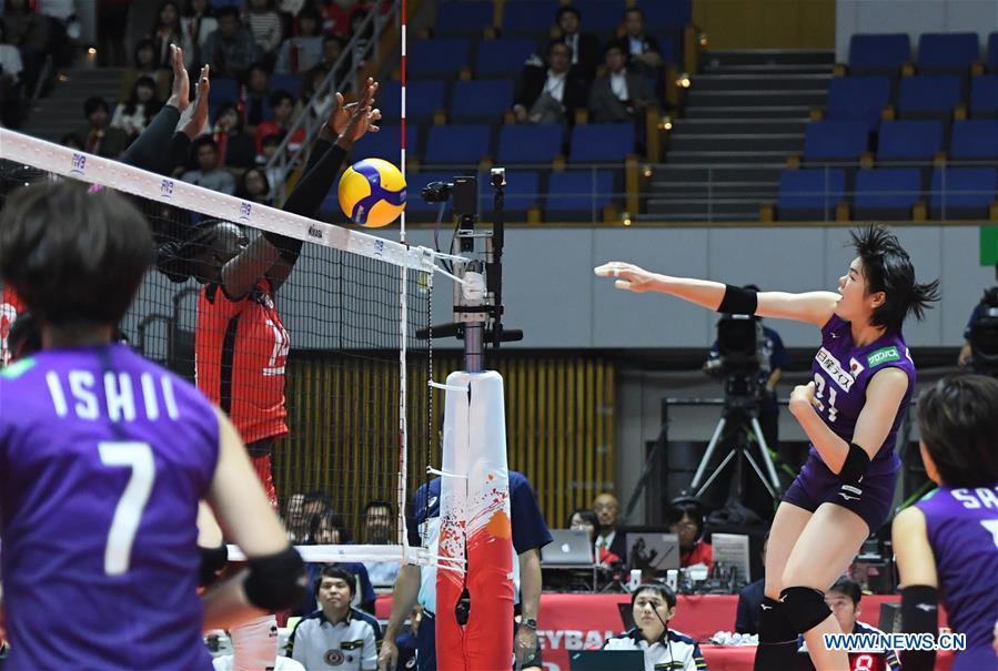 (SP)JAPAN-SAPPORO-VOLLEYBALL-WOMEN'S WORLD CUP-JPN VS KEN