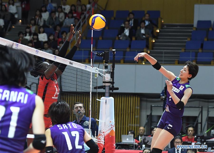 (SP)JAPAN-SAPPORO-VOLLEYBALL-WOMEN'S WORLD CUP-JPN VS KEN